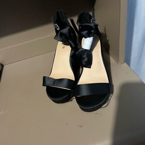 Elegant Black Women's Party heels Sandals Torrid Sz 9W